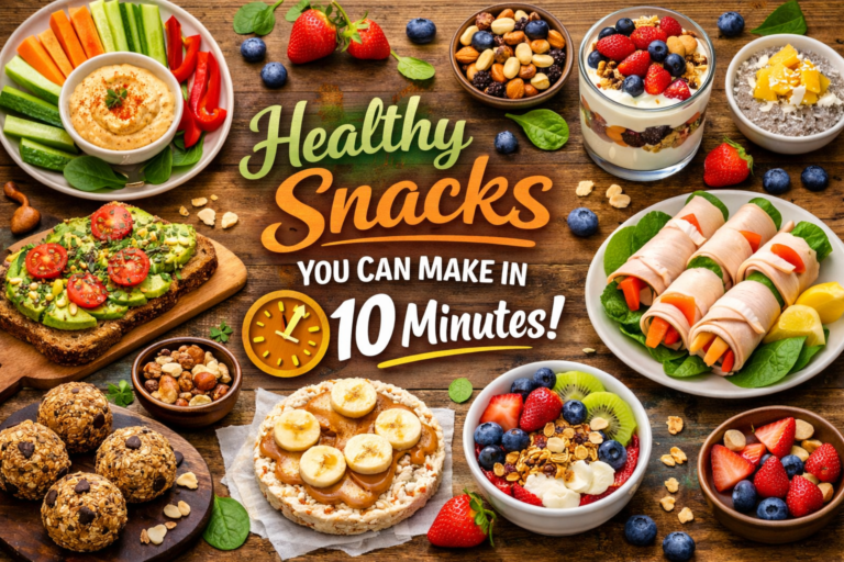 Healthy Snacks You Can Make in 10 Minutes