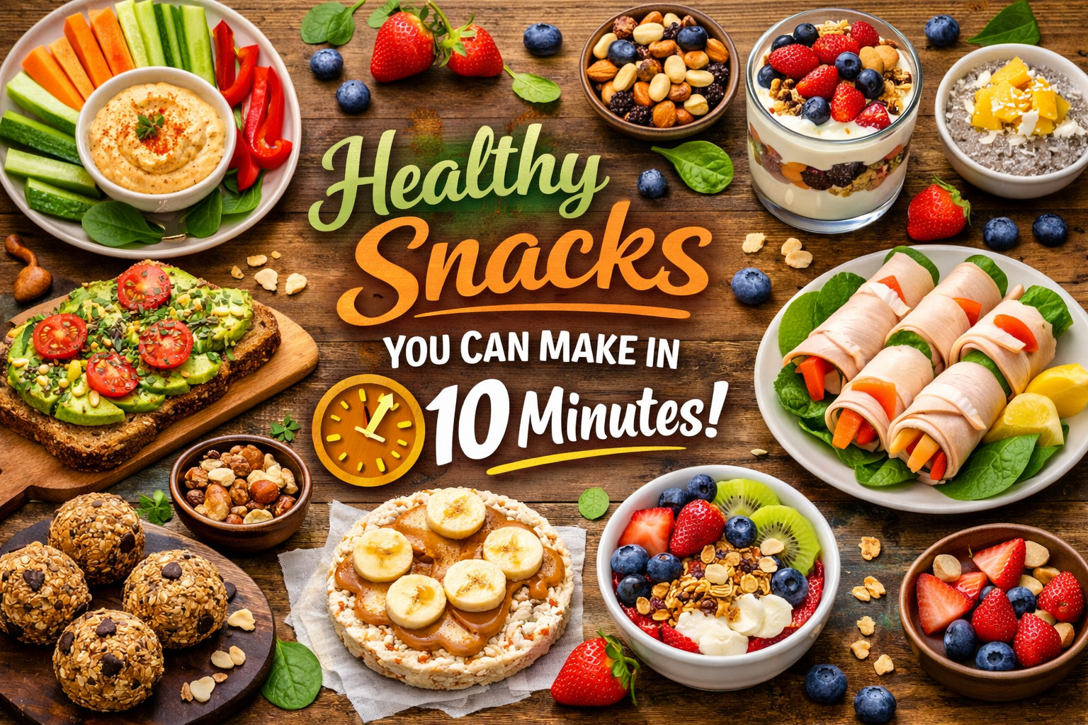 Healthy Snacks You Can Make in 10 Minutes