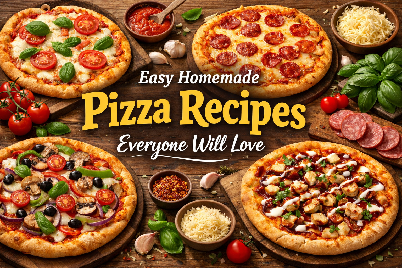 Easy Homemade Pizza Recipes Everyone Will Love