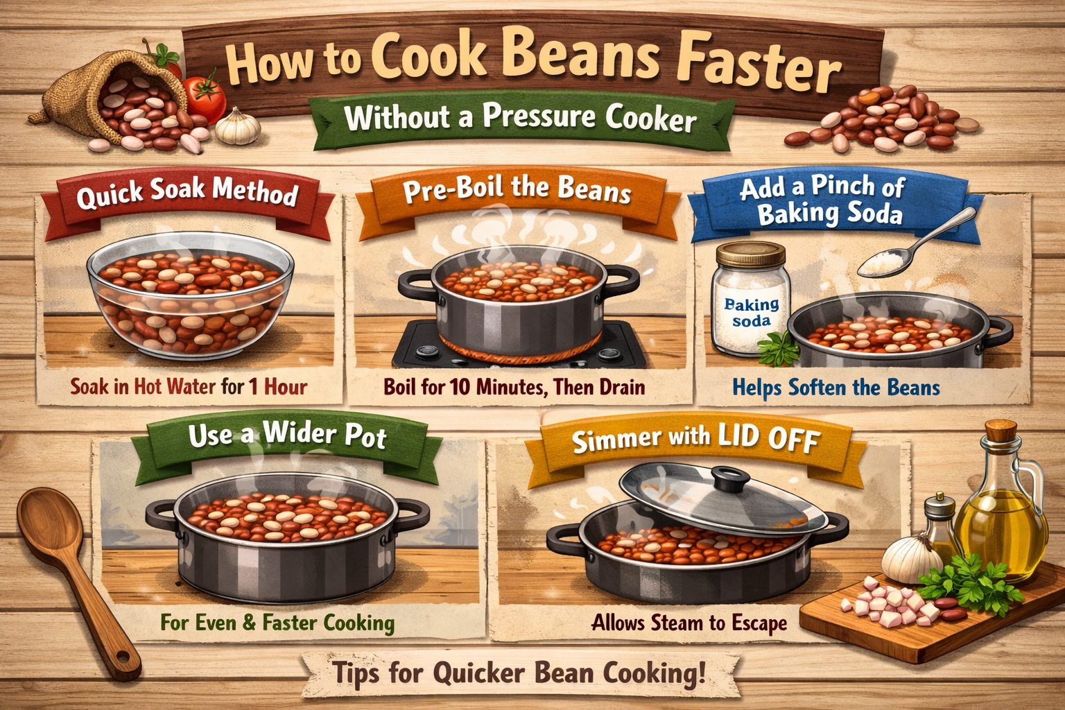 How to Cook Beans Faster Without a Pressure Cooker