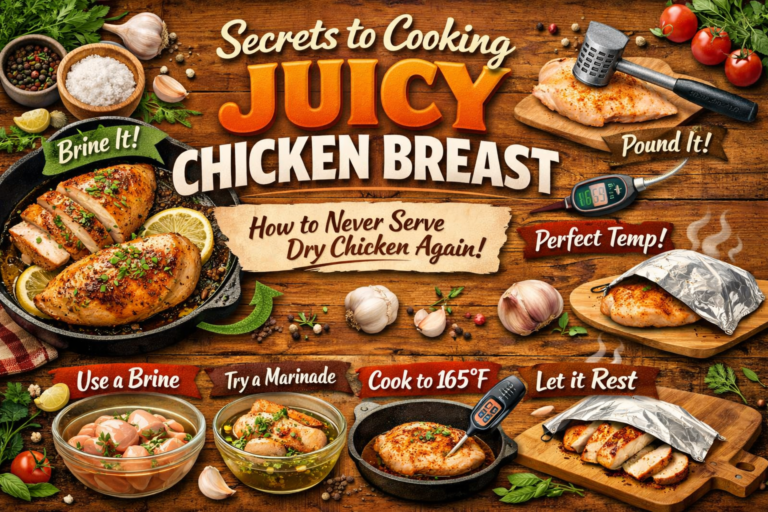 Secrets to Cooking Juicy Chicken Breast: How to Never Serve Dry Chicken Again