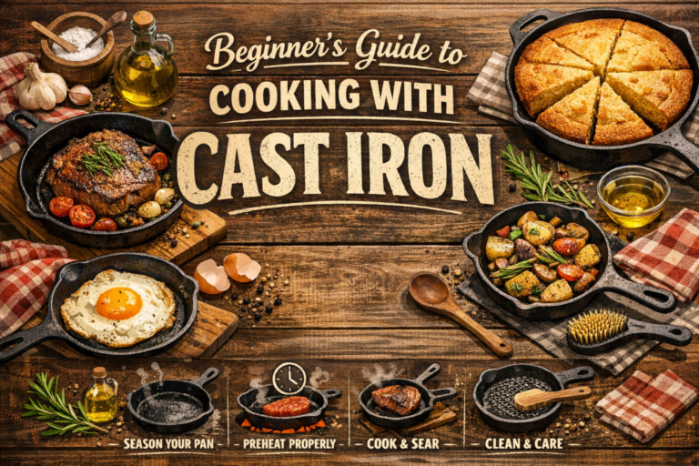 Beginner’s Guide to Cooking with Cast Iron