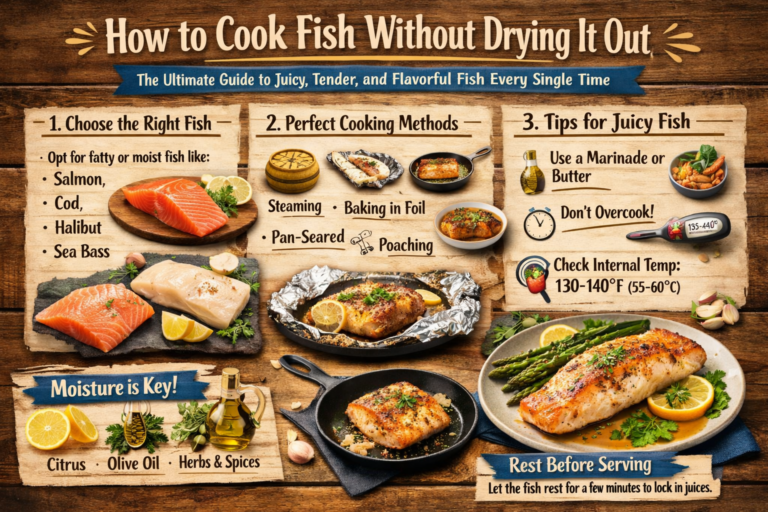 How to Cook Fish Without Drying It Out: The Ultimate Guide to Juicy, Tender, and Flavorful Fish Every Single Time