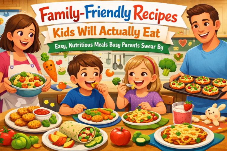 Family-Friendly Recipes Kids Will Actually Eat: Easy, Nutritious Meals Busy Parents Swear By