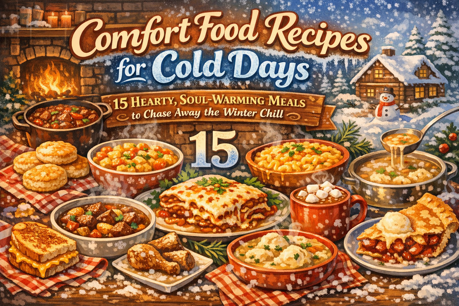 Comfort Food Recipes for Cold Days: 15 Hearty, Soul-Warming Meals to Chase Away the Winter Chill