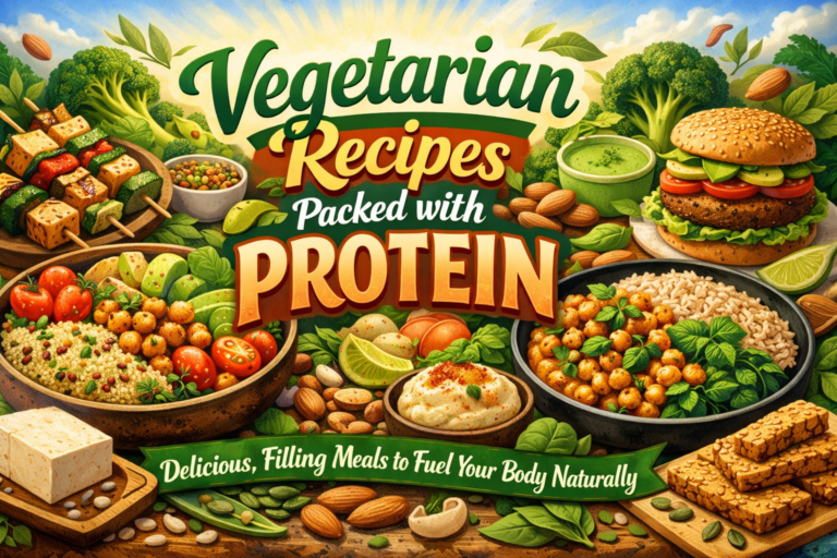 Vegetarian Recipes Packed with Protein: Delicious, Filling Meals to Fuel Your Body Naturally